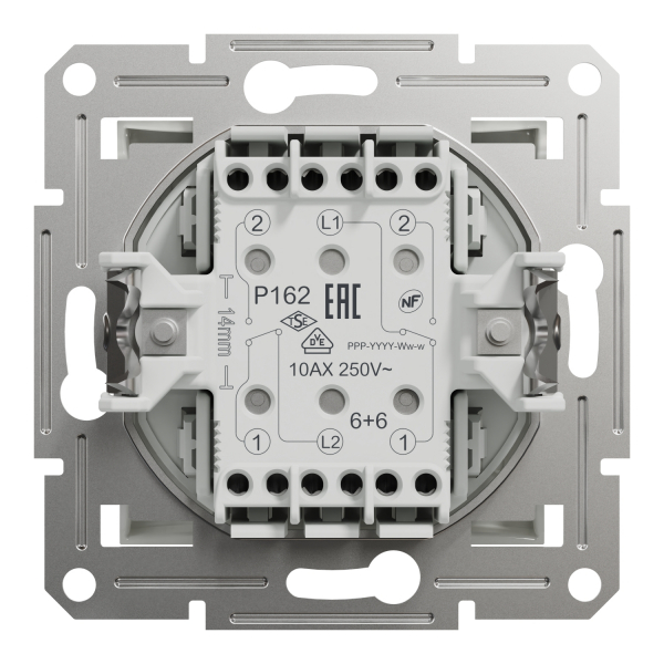 Schneider Asfora - Doppel Wechselschalter